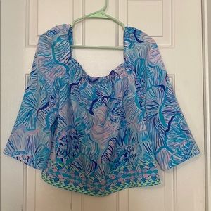 Statement shoulder top